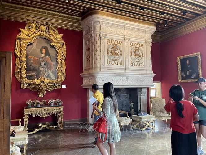 Một góc lâu đài Chambord. Ảnh: Nguyễn Thu Hà (P/v TTXVN tại Pháp) 
