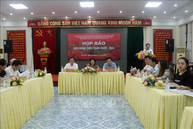 Quang cảnh buổi họp báo. Ảnh: Đại Nghĩa - TTXVN