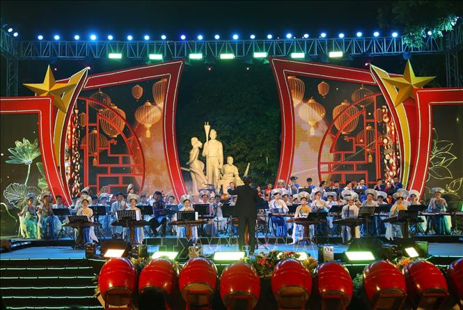 A view of the musical concert. VNA: Hoàng Hiếu