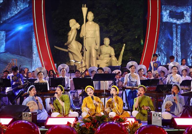 A view of the musical concert. VNA: Hoàng Hiếu