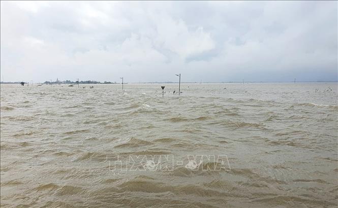 Flooding in Hai Lang district, Quang Trị province. VNA Photo 