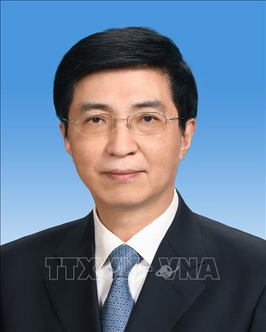 Trong ảnh: Đồng chí Vương Hỗ Ninh, Ủy viên Thường vụ Bộ Chính trị Ban chấp hành Trung ương Đảng Cộng sản Trung Quốc khóa XX, ngày 23/10/2022. Ảnh: THX/TTXVN