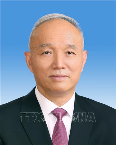 Trong ảnh: Đồng chí Thái Kỳ, Ủy viên Thường vụ Bộ Chính trị Ban chấp hành Trung ương Đảng Cộng sản Trung Quốc khóa XX, ngày 23/10/2022. Ảnh: THX/TTXVN