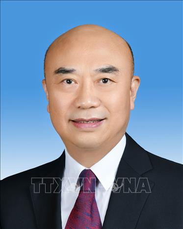 Trong ảnh: Đồng chí Lưu Quốc Trung, Ủy viên Bộ Chính trị Ban chấp hành Trung ương Đảng Cộng sản Trung Quốc khóa XX, ngày 23/10/2022. Ảnh: THX/TTXVN