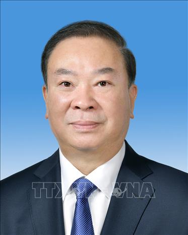 Trong ảnh: Đồng chí Hoàng Khôn Minh, Ủy viên Bộ Chính trị Ban chấp hành Trung ương Đảng Cộng sản Trung Quốc khóa XX, ngày 23/10/2022. Ảnh: THX/TTXVN 