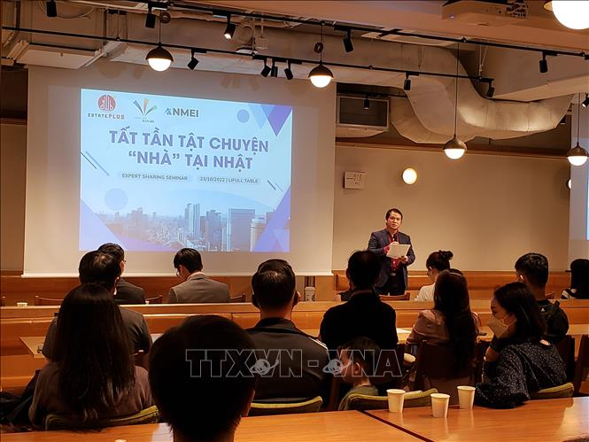 Trong ảnh: Quang cảnh Hội thảo. Ảnh: Đào Thanh Tùng - Phóng viên TTXVN tại Tokyo