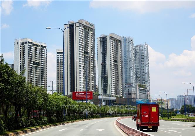 Apartment buildings in Thu Duc sub-city. VNA Photo: Hồng Đạt