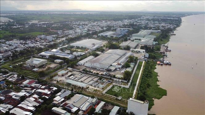 The 30 ha Binh Long IP in the Mekong Delta province of An Giang is fully occupied. VNA Photo: Vũ Sinh 