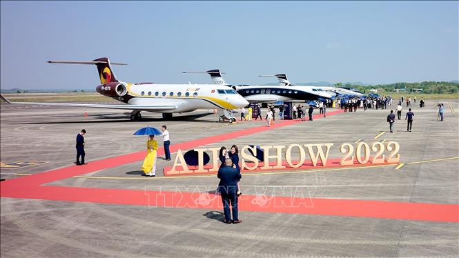 A view of the Airshow 2022 at the Van Don International Airport. Photo by courtesy