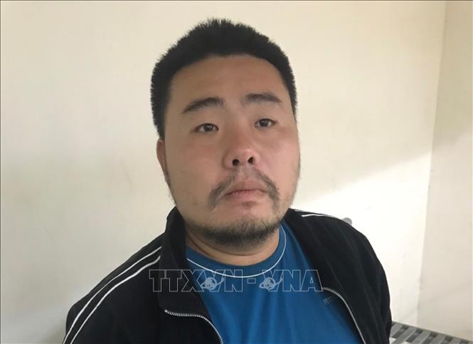 Đối tượng Trần Lê Huy. Ảnh: TTXVN phát