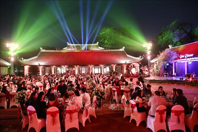 Quang cảnh gala dinner. Ảnh: Hoàng Hiếu - TTXVN