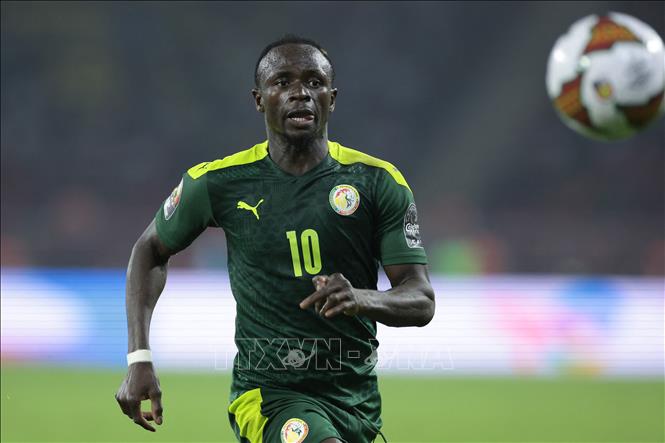 Trong ảnh: Tiền đạo Sadio Mane trong trận đấu giữa đội tuyển Senegal và Ai Cập thuộc khuôn khổ Cúp bóng đá châu Phi ở Yaounde, Cameroon ngày 6/2/2022. Ảnh: AFP/TTXVN