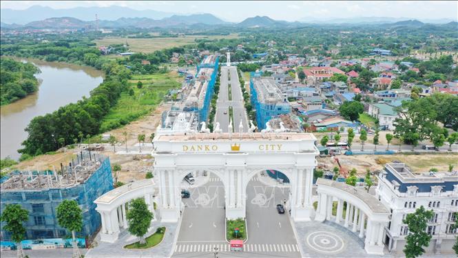 Danko city, the first urban area project carried by the Danko group in Thai Nguyen city, the northern province of Thai Nguyen. Photo by courtesy