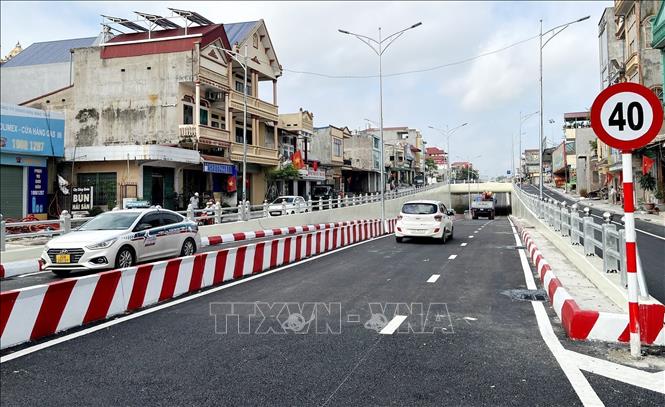 A newly-built underpass on Thong Nhat street in Thai Nguyen city, the northern province of Thai Nguyen. Photo by courtesy