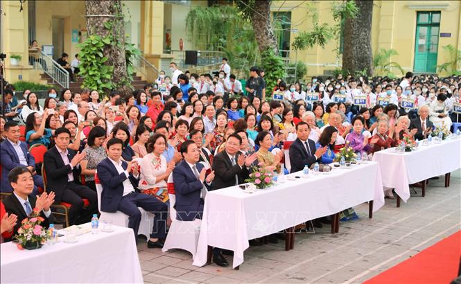 Các đại biểu dự lễ kỷ niệm. Ảnh: Thanh Tùng - TTXVN