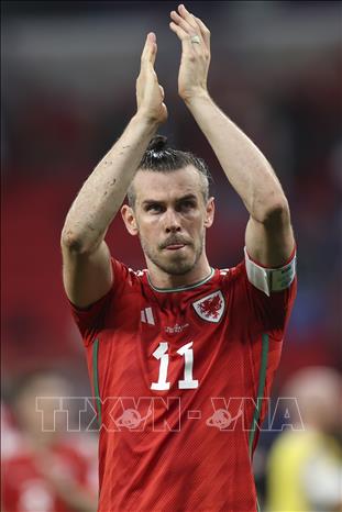 Trong ảnh: Đội trưởng Gareth Bale tiếp tục khẳng định vai trò không thể thiếu khi ghi bàn gỡ hoà 1-1 cho Xứ Wales trước tuyển Mỹ. Ảnh: THX/TTXVN