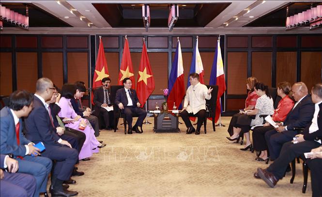 Quang cảnh hội đàm. Ảnh: Doãn Tấn - TTXVN