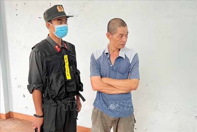 Đối tượng Phạm Văn Duẩn (sinh năm 1962), bố ruột của đối tượng Phạm Thị Quỳnh Trang. Ảnh: TTXVN phát