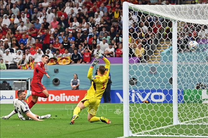 WORLD CUP 2022: Tây Ban Nha vượt lên dẫn trước Đức 1-0 - Ảnh thời sự quốc  tế - Văn hóa xã hội - Thông tấn xã Việt Nam (TTXVN)