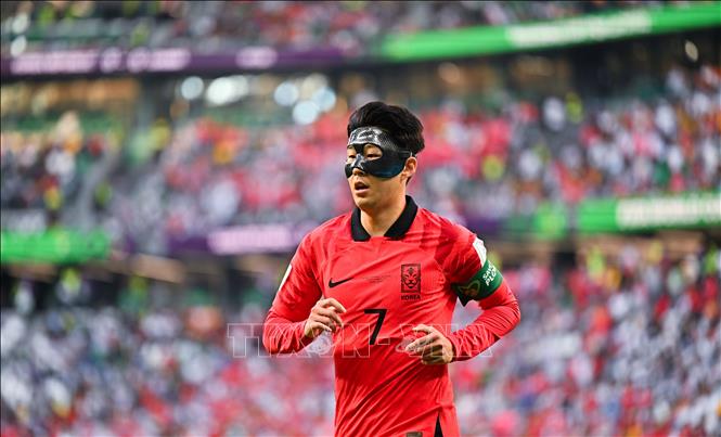 Son Heung-min của Hàn Quốc. Ảnh: THX/TTXVN