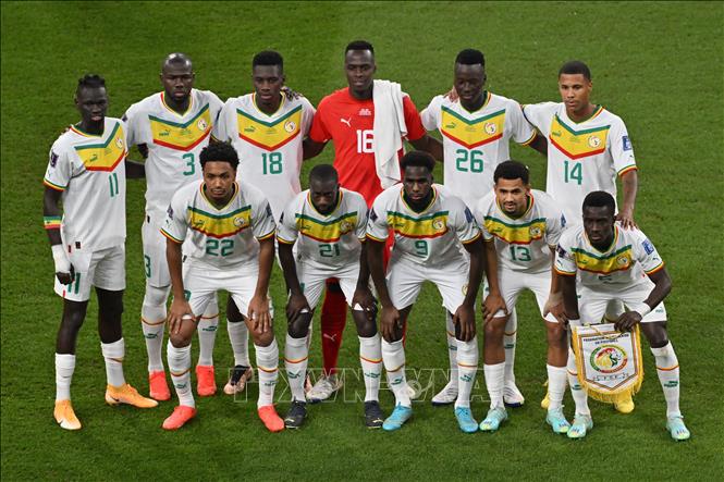 Đội hình xuất phát của Senegal. Ảnh: AFP/TTXVN