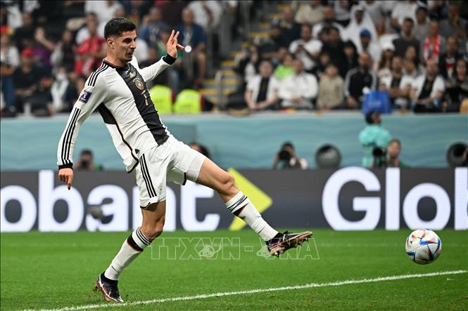 Tiền vệ Kai Havertz lập cú đúp bàn thắng cho đội tuyển Đức. Ảnh: AFP/TTXVN