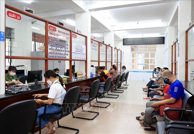 Trong ảnh: Bộ phận một cửa cấp huyện, cấp xã tại tỉnh Bà Rịa - Vũng Tàu được kiện toàn và đầu tư cơ sở vật chất đầy đủ. Ảnh: Hồng Đạt - TTXVN
