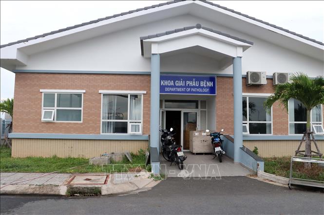 Trong ảnh: Khoa Giải phẫu bệnh hiện vẫn chưa đi vào hoạt động. Ảnh: Đoàn Mạnh Dương - TTXVN