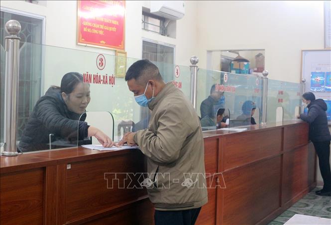 Trong ảnh: Cán bộ tại bộ phận 