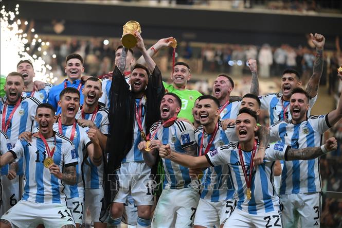 WORLD CUP 2022: Argentina vô địch sau 36 năm chờ đợi - Ảnh thời sự quốc tế  - Văn hóa xã hội - Thông tấn xã Việt Nam (TTXVN)