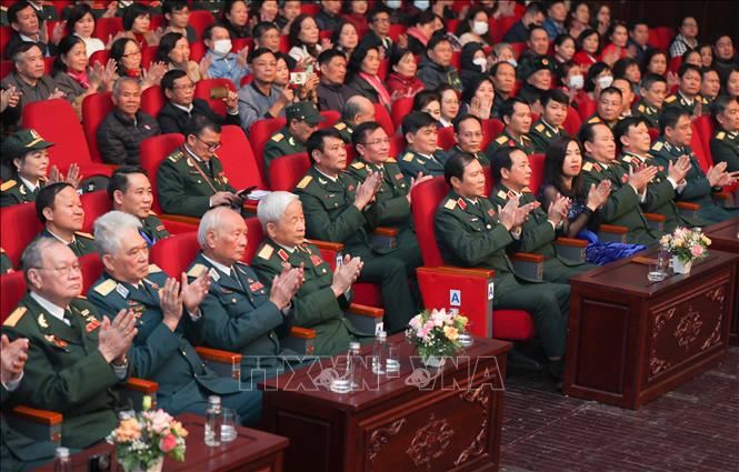 Đại biểu dự chương trình. Ảnh: Thanh Tùng - TTXVN 