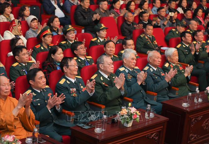 Đại biểu dự chương trình. Ảnh: Thanh Tùng - TTXVN 