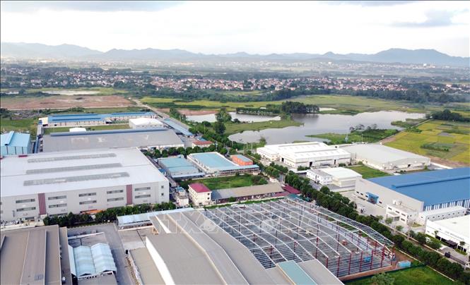 A view of the Binh Xuyen IP in Binh Xuyen district. VNA Photo: Hoàng Hùng 