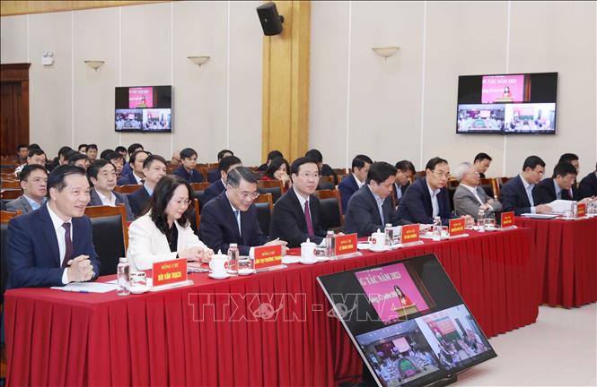 Đại biểu dự hội nghị. Ảnh: Phương Hoa - TTXVN 
