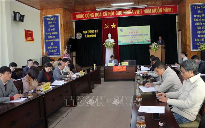 Trong ảnh: Quang cảnh họp báo. Ảnh: Chu Quốc Hùng - TTXVN
