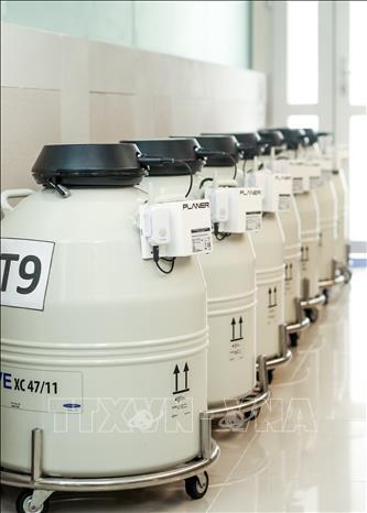 Modern facilities of the IVF Department of the Phuong Chau hospital. VNA Photo: Ánh Tuyết