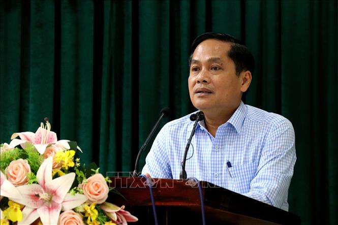 Phó Chủ tịch UBND thành phố Cần Thơ Nguyễn Văn Hồng đề nghị ngành Thuế tìm giải pháp tăng thu ngân sách năm 2023. Ảnh: Thu Hiền - TTXVN