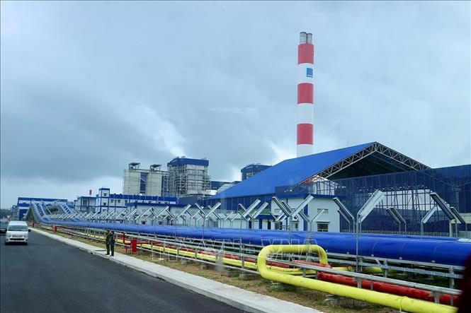 Nhà máy nhiệt điện Sông Hậu 1 - một trong những dự án trọng điểm Quốc gia thuộc quy hoạch điện VII, được đưa vào vận hành 6/5/2022. Ảnh: Dương Giang-TTXVN