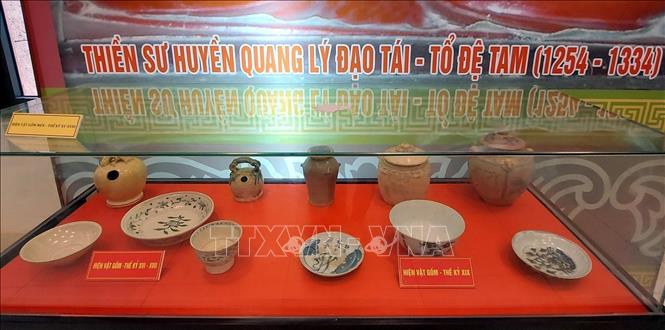 Artifacts on display. VNA Photo: Đồng Thúy