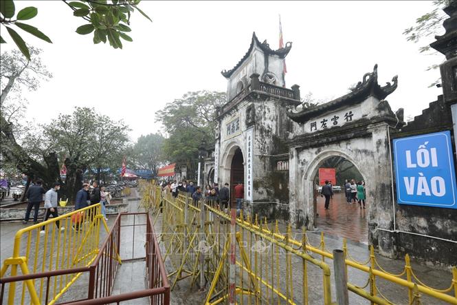 Ban tổ chức thiết lập 5 vòng an ninh với các phương án đảm bảo về an ninh trật tự, phòng chống cháy nổ... Ảnh: Minh Quyết - TTXVN