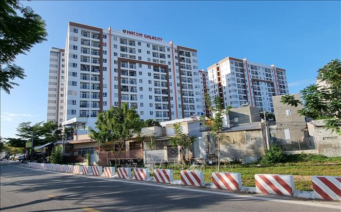 Trong ảnh: Dự án chung cư Hacom Galacity tại khu đô thị mới Đông Bắc, thành phố Phan Rang – Tháp Chàm (Ninh Thuận). Ảnh: Nguyễn Thành – TTXVN
