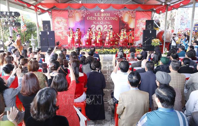 Khai hội đền Kỳ Cùng - Tả Phủ tỉnh Lạng Sơn. Ảnh: Anh Tuấn – TTXVN