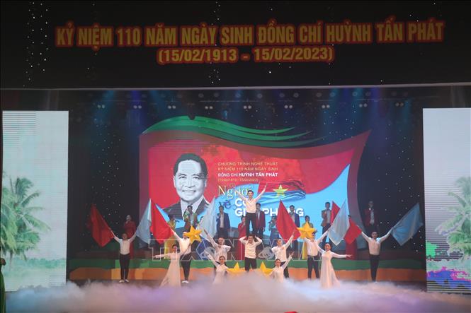 Các tiết mục nghệ thuật tại chương trình. Ảnh: Chương Đài - TTXVN