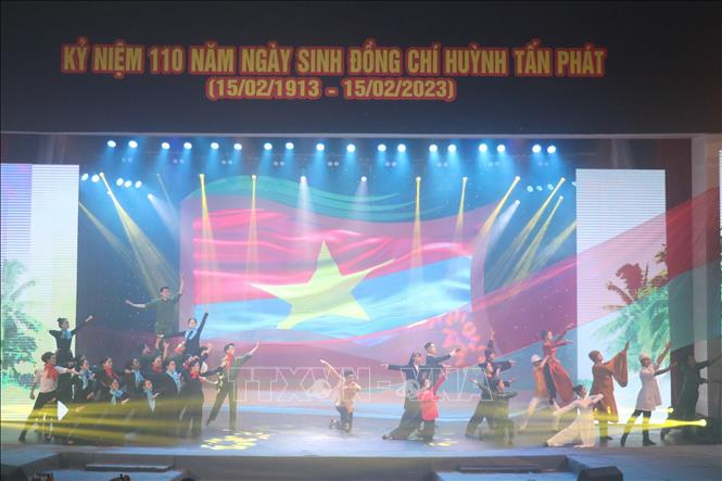 Các tiết mục nghệ thuật tại chương trình. Ảnh: Chương Đài - TTXVN