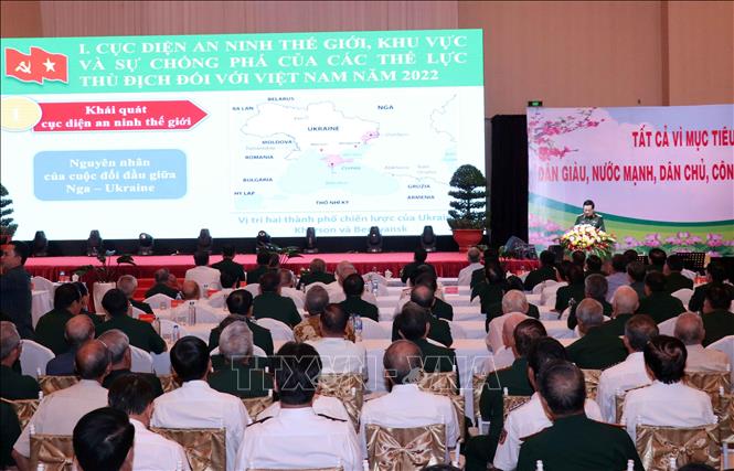Trong ảnh: Quang cảnh buổi gặp mặt. Ảnh: Xuân Khu-TTXVN