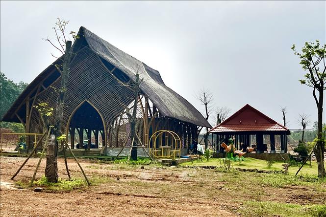 Dự án Trưng Vương Garden triển khai xây dựng trái phép trên đất nông nghiệp khi chưa được UBND tỉnh Quảng Trị chấp thuận chủ trương đầu tư. Ảnh: Nguyên Linh-TTXVN