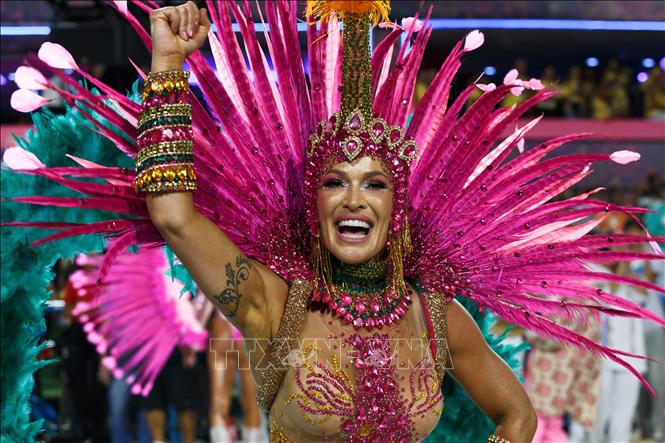 Lễ hội Carnival lớn nhất Brazil sôi động trở lại - Ảnh thời sự quốc tế -  Văn hóa xã hội - Thông tấn xã Việt Nam (TTXVN)
