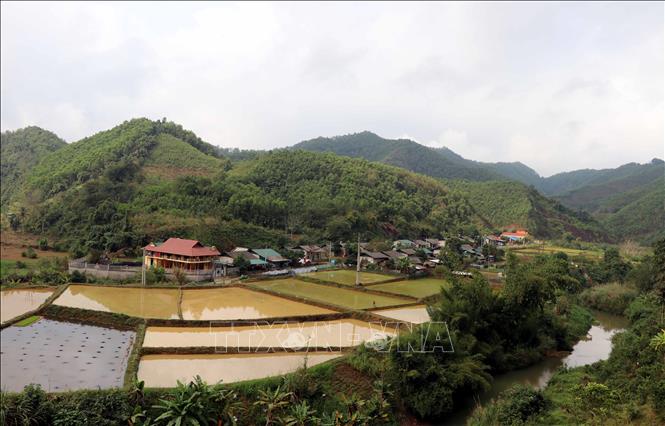 Trong ảnh: Một góc làng quê ở xã Yên Lâm, huyện Hàm Yên (Tuyên Quang). Ảnh: Vũ Quang – TTXVN