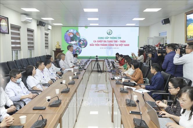 A view of the press conference. VNA Photo: Minh Quyết