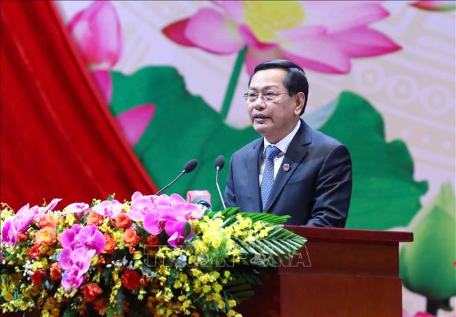 Phó Chánh án Toà án nhân dân Tối cao Nguyễn Văn Du phát biểu. Ảnh: Phạm Kiên - TTXVN